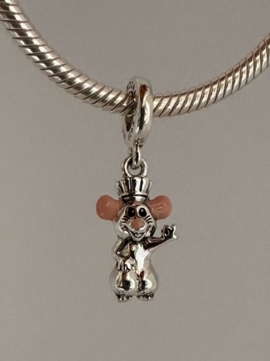 Pandora Ratatouille Remix Mouse Rat Cook Chef CHARM - Picture 3 of 8